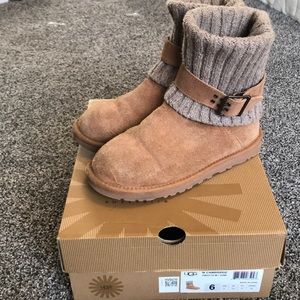 Chestnut Knit Ugg Boots